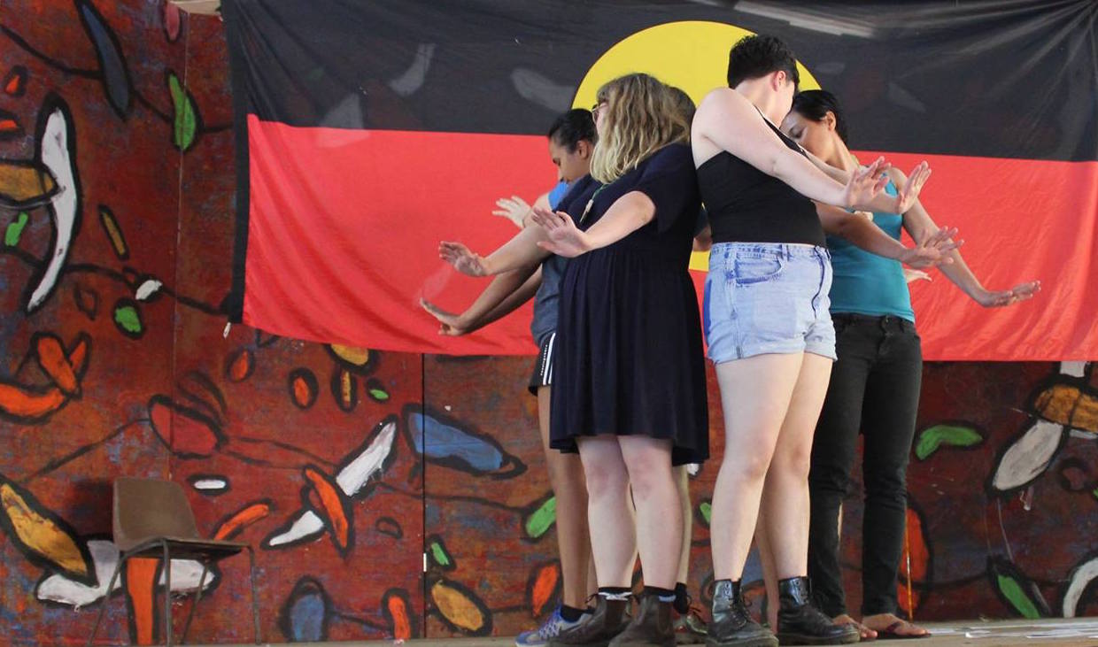 Photo from Nuclear In/Justice workshop at ASEN Training Camp 2016