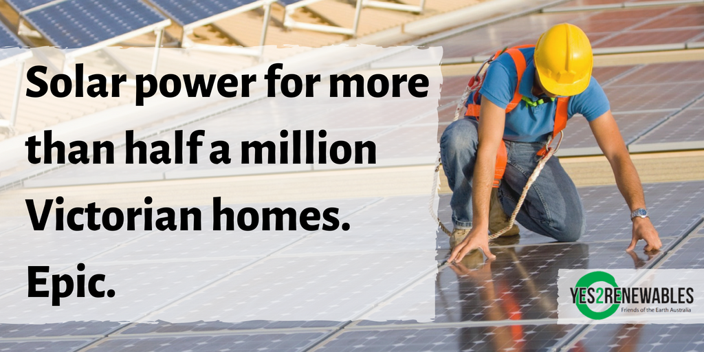 solar power for half a million homes
