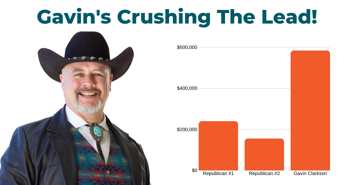 We're crushing it! Gavin Clarkson for Senate