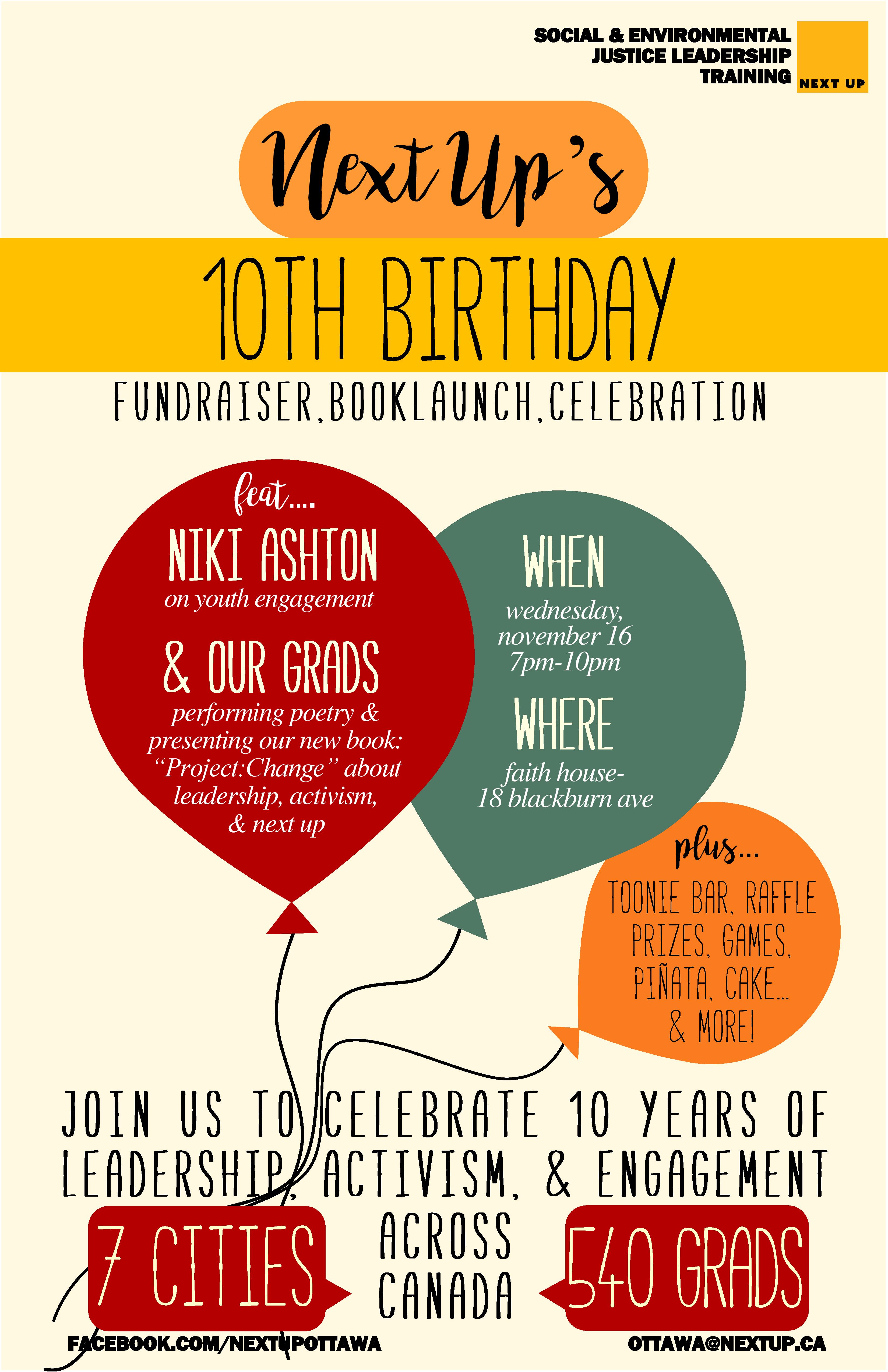 Fundraiser poster