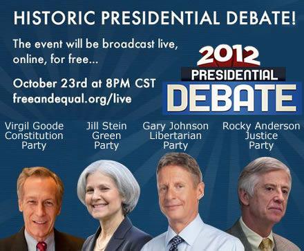 Third Party Debates This Week Third Party Debates This Week