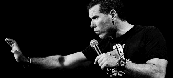 Photo of Graham Elwood in a dramatic pose