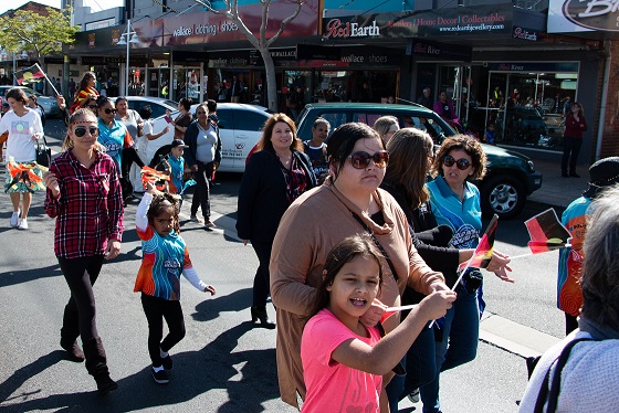 NAIDOC 2016 BALLINA March through town