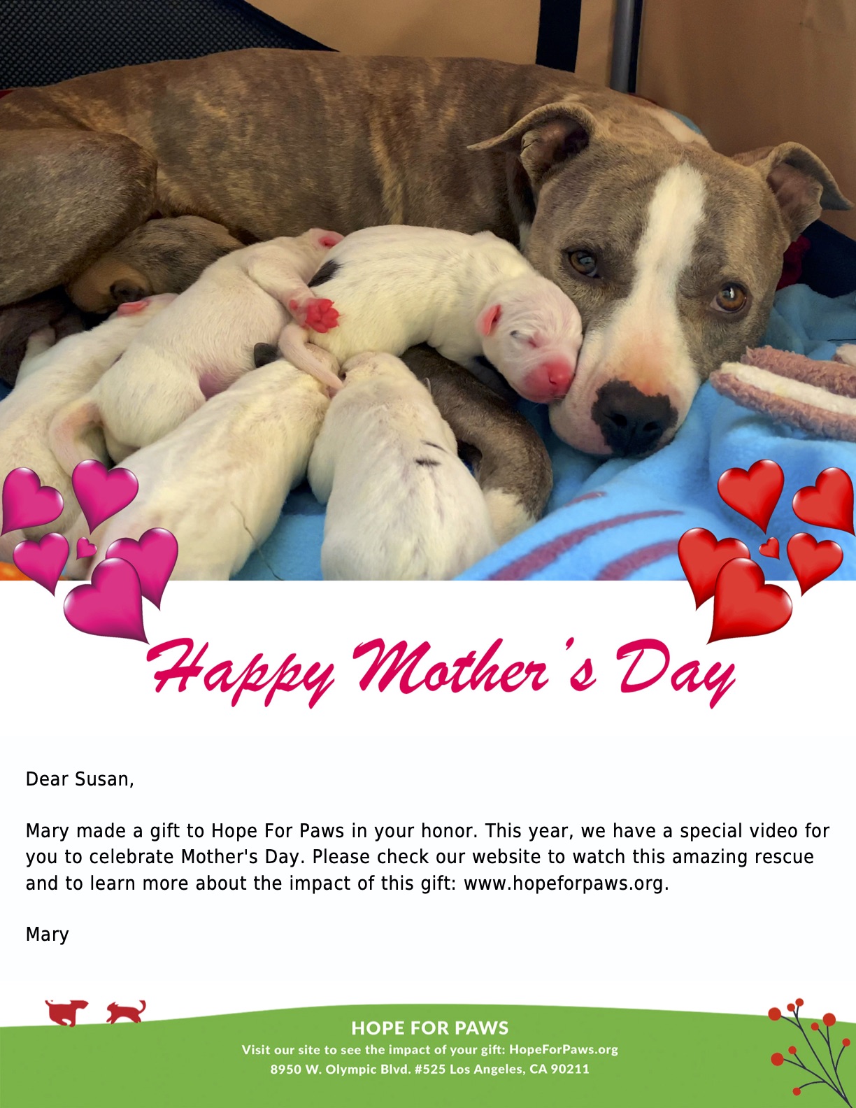 Hope For Paws E-Card