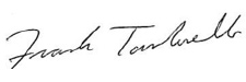 Frank Tamborello's signature