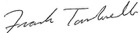 Frank Tamborello's signature