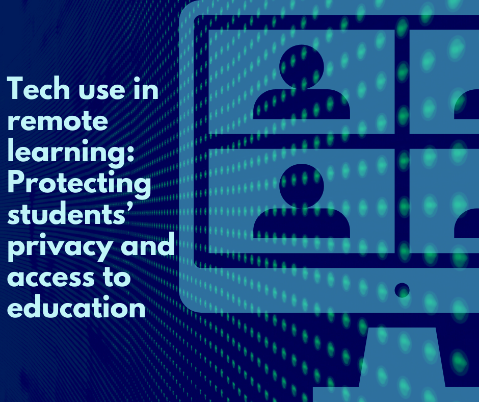 Policy recommendations for tech use in remote learning - Illinois ...