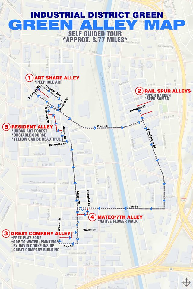 LA Arts District Green Alley Project / CURRENT LA WATER Industrial