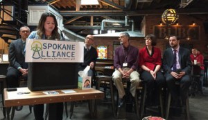 0502 - Spokane Alliance - Sick and Safe Press Conference - Cropped Podium Shot
