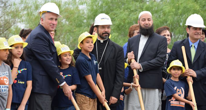 1604 - VI - RGG - Library Groundbreaking - Bishop Flores