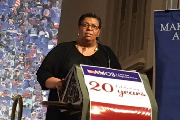 1606 - AMOS - Rev Dr. Black at 20th Anniversary Assembly