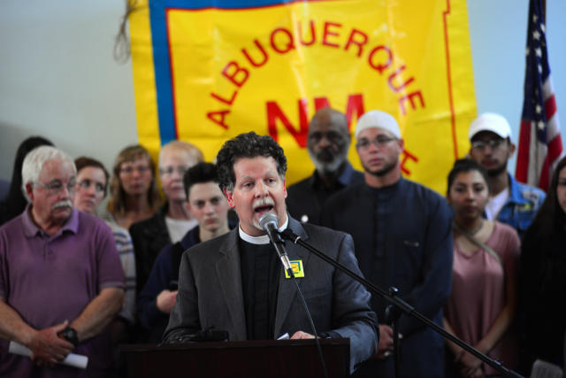 1611 - ABQ - AJ - Rev. McLaren Shares Post-Election Concerns - Photo by Adolphe Pierre-Louis
