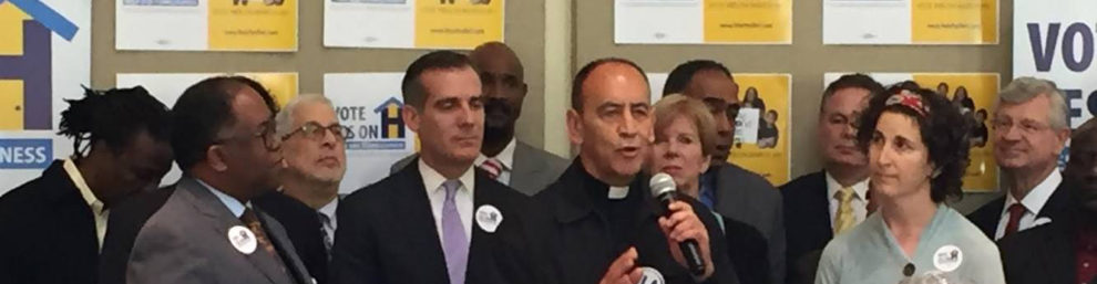 1703 - 1LA - Measure H Press Conference with Supervisor Ridley Thomas and Mayor Garcetti - Cropped