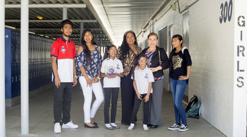 1706 - NCG - LVRJ - Lopez and Children at Fremont - Photo Credit Bridget Bennett - Cropped