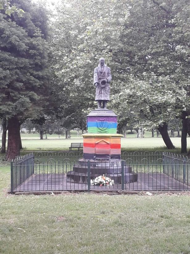 Sean Russell Statue Vandalised by antiIrish Antifa Irish Patriots