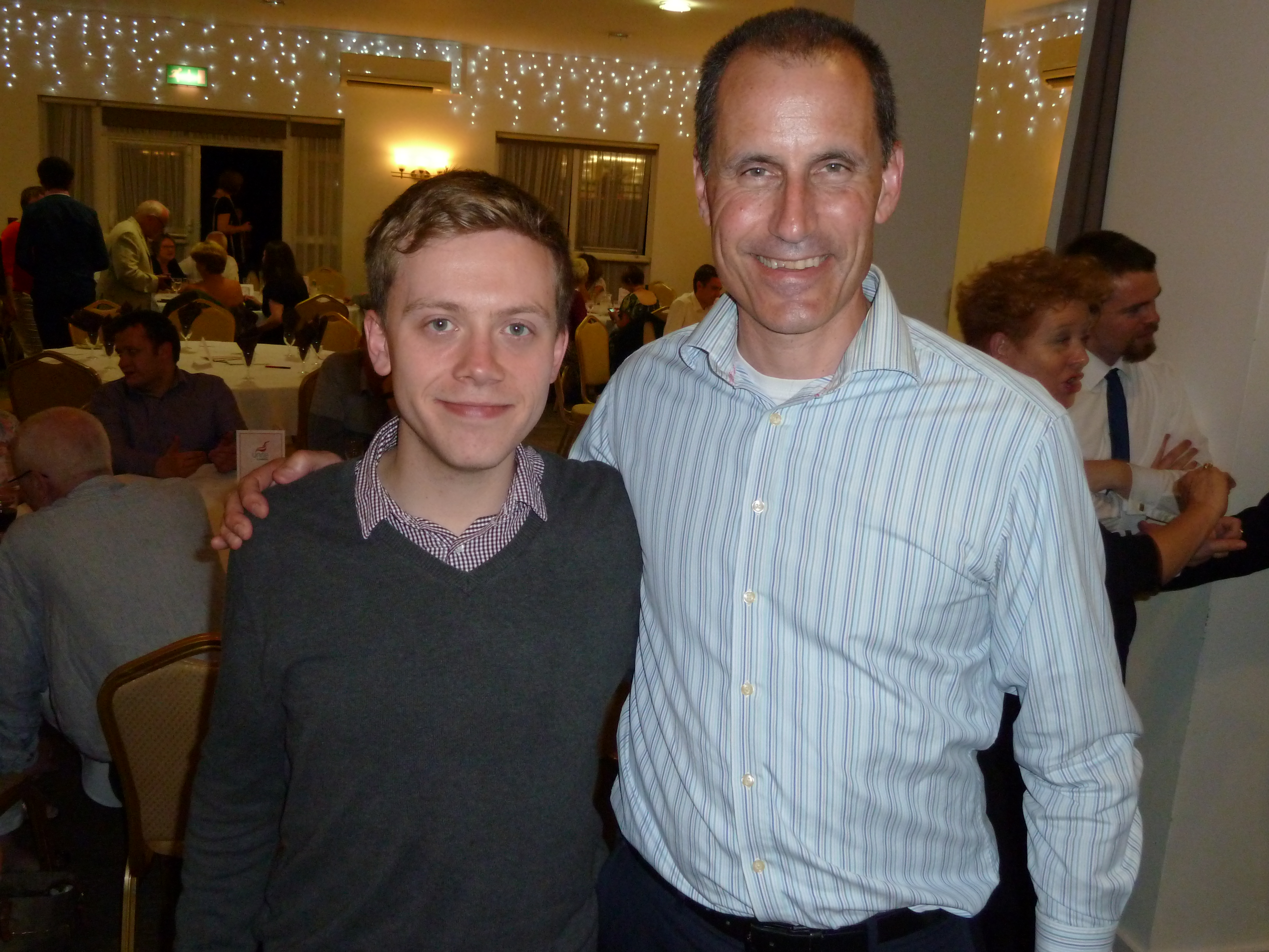 Sefton Central Labour MP Bill Esterson with Owen Jones