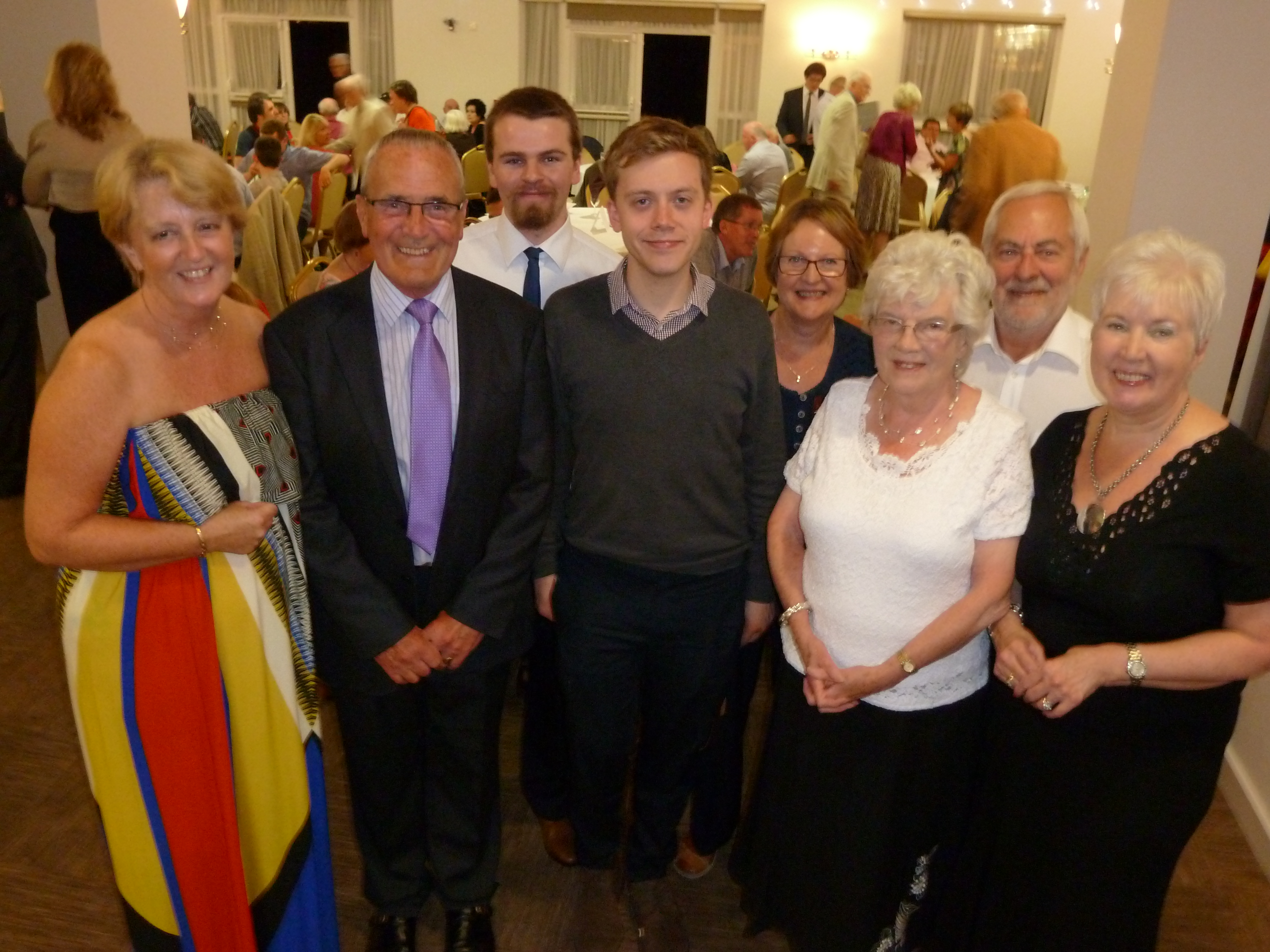 Members of Formby & Ince Blundell Labour with Owen Jones.