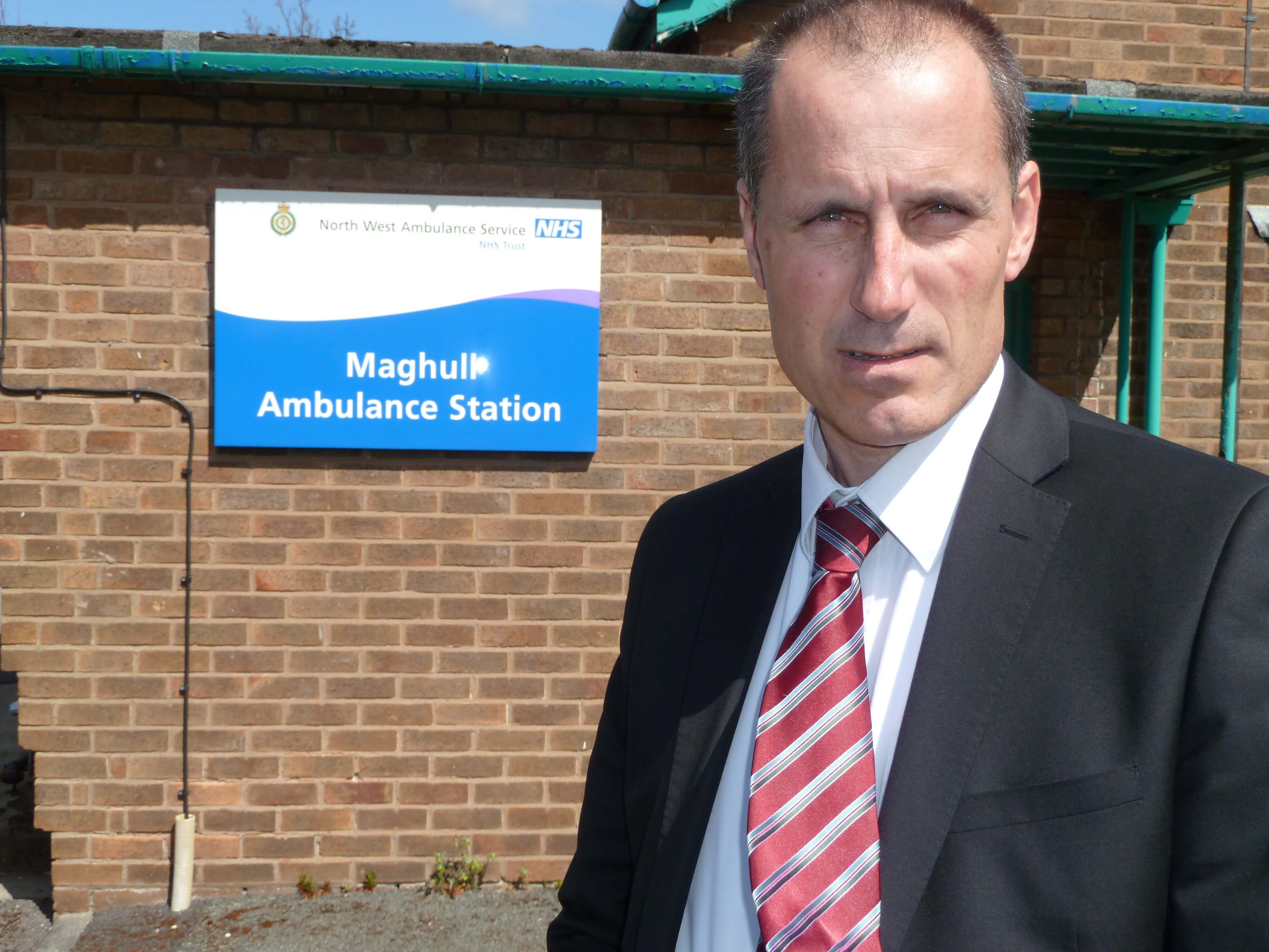 Sefton Central Labour MP Bill Esterson warns that the loss of Maghull Ambulance Station in Lydiate risks public safety.