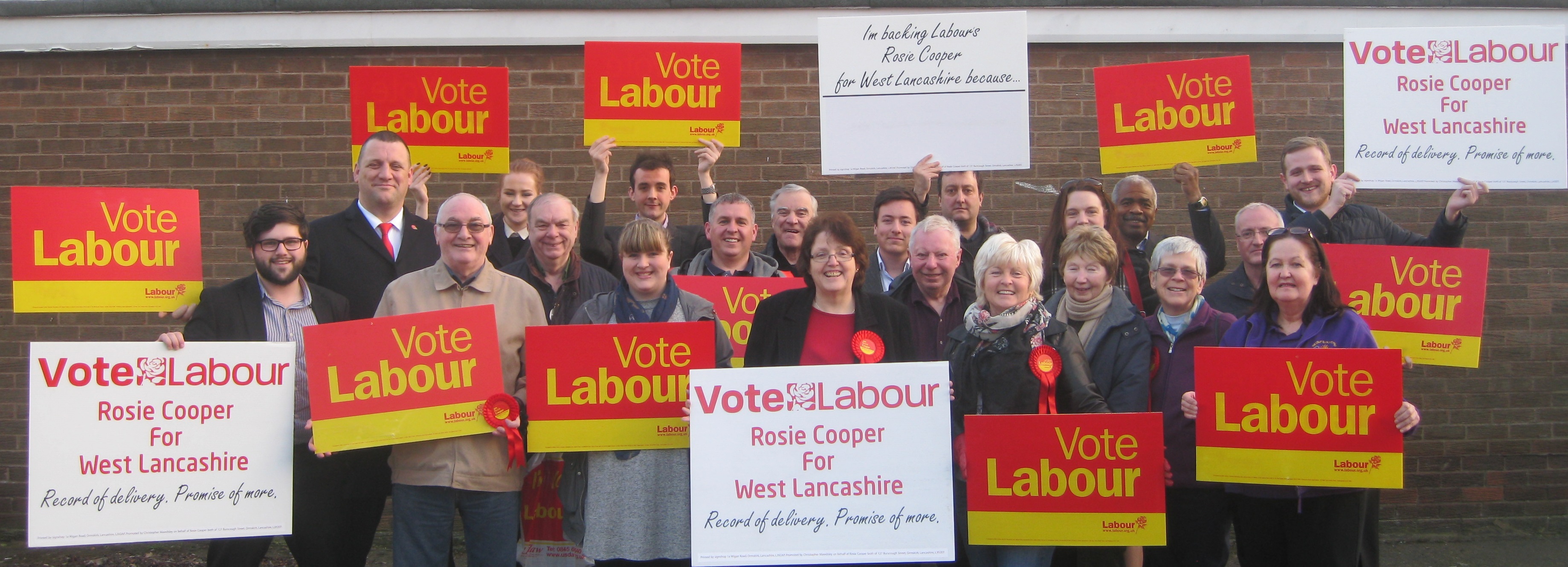 West Lancashire Labour Party Launch Election Campaign Rosie Cooper