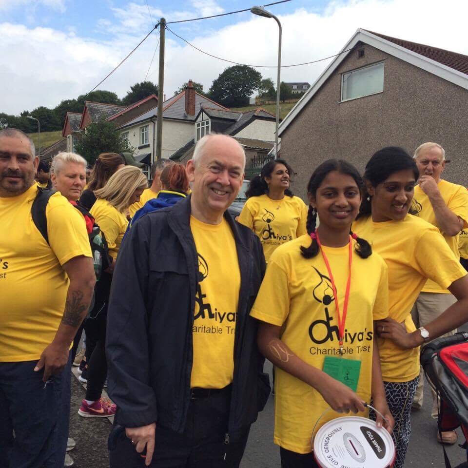 Sponsored walk and wheelchair push