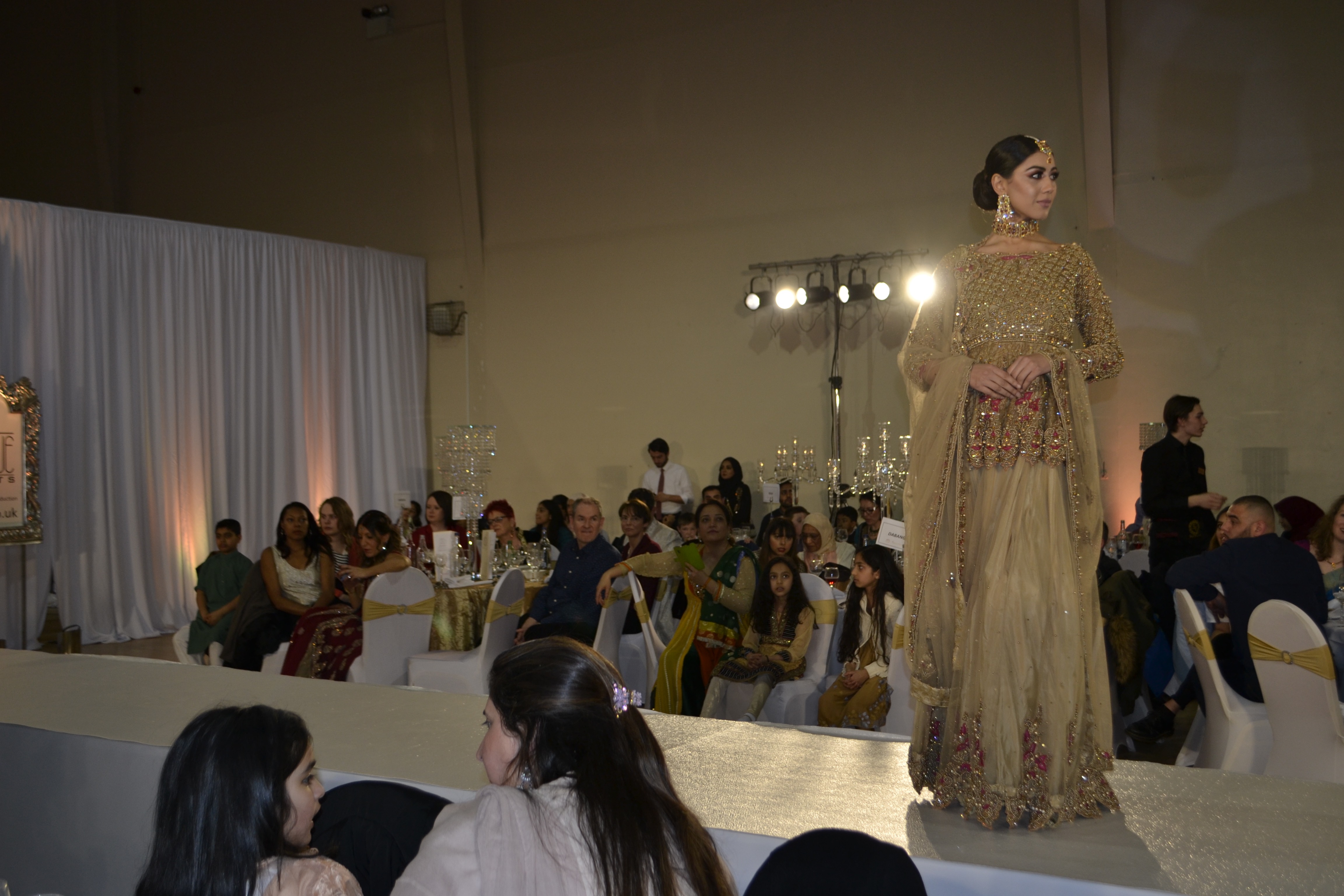 Sari on the Catwalk