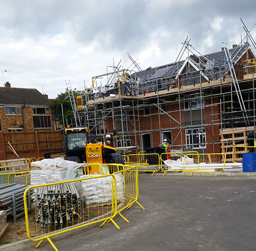 Building council houses