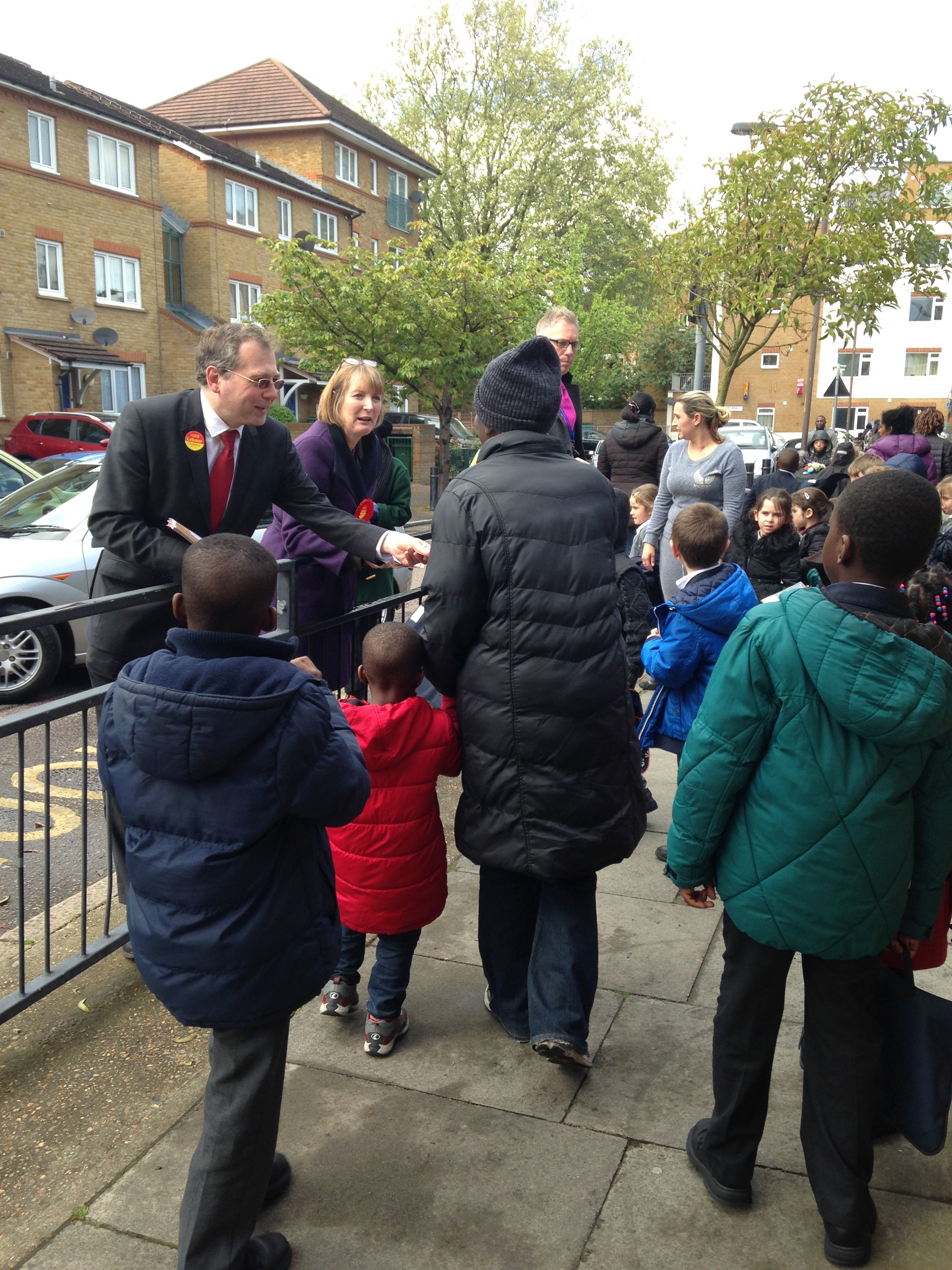 Ilderton Primary School in Livesey Harriet Harman