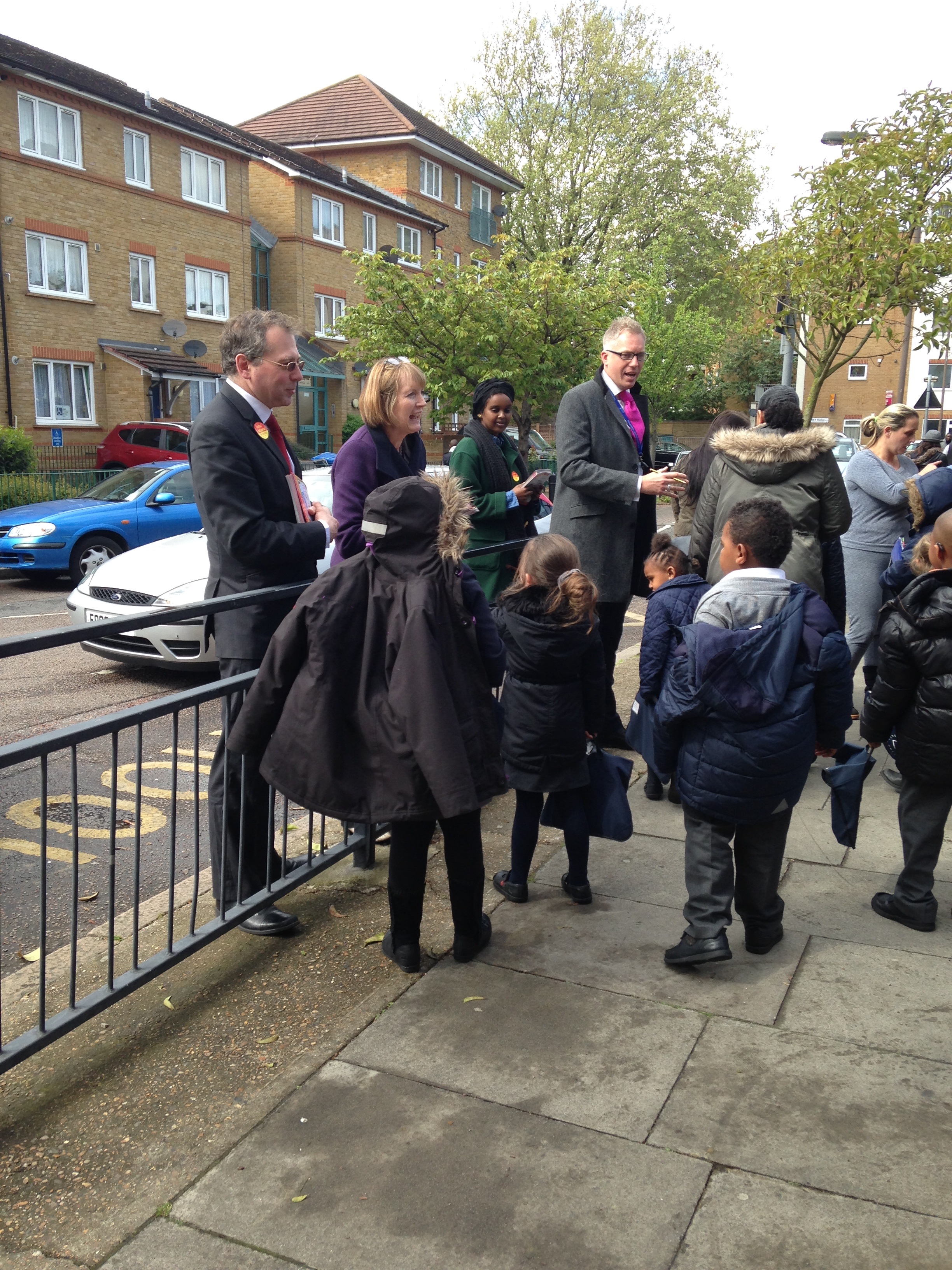 Ilderton Primary School in Livesey Harriet Harman