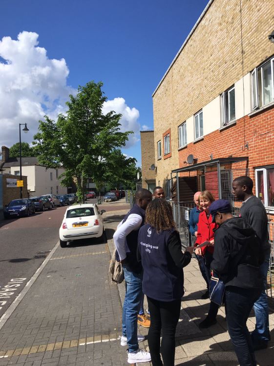 Campaign in Peckham ward Harriet Harman
