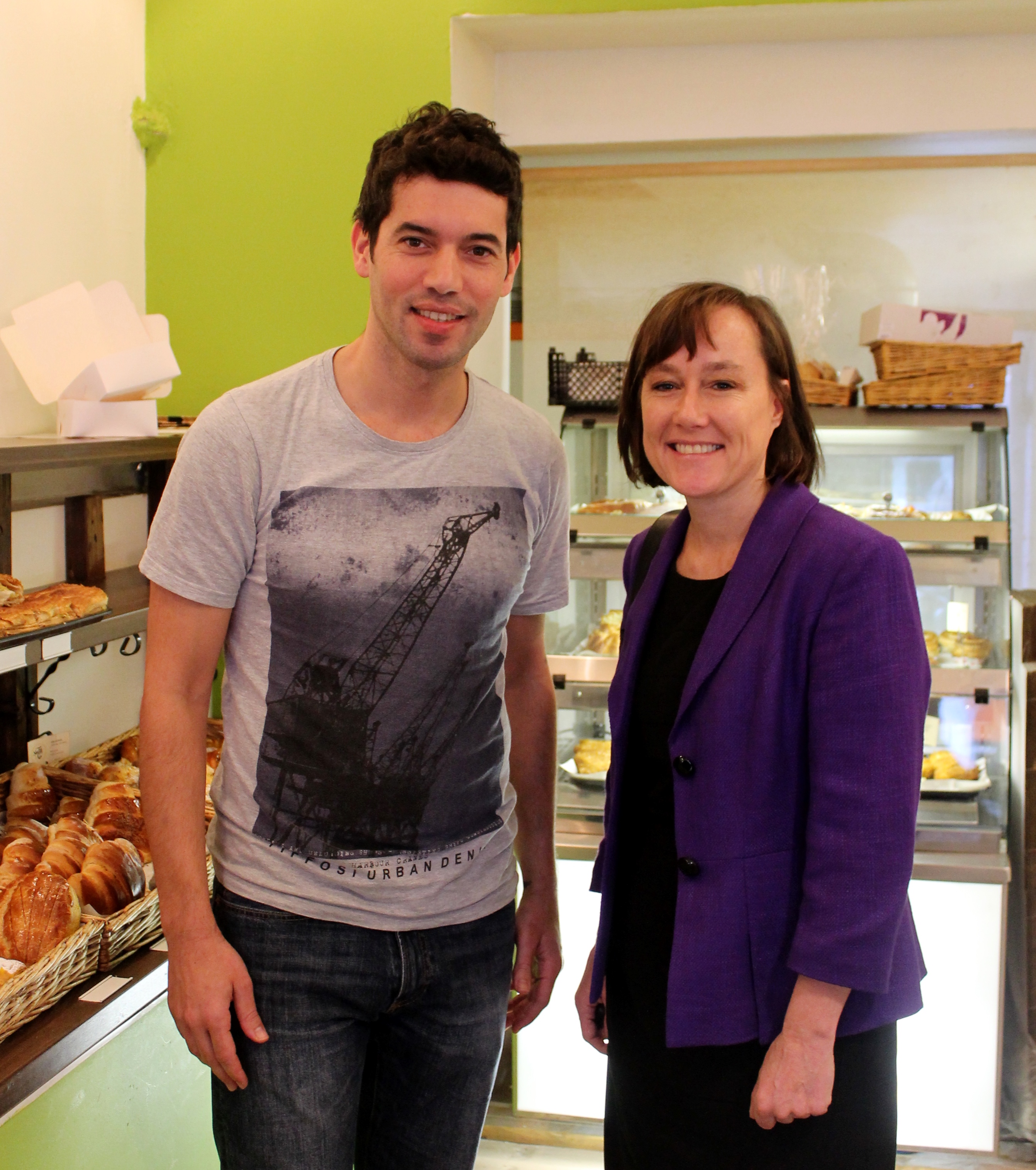 Jo with Nata Bakery staff