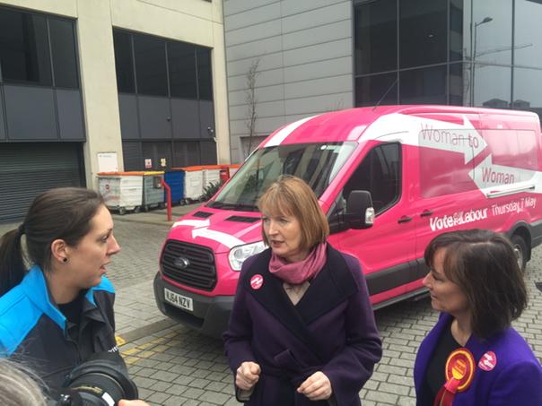 Jo and Harriet meet a team leader