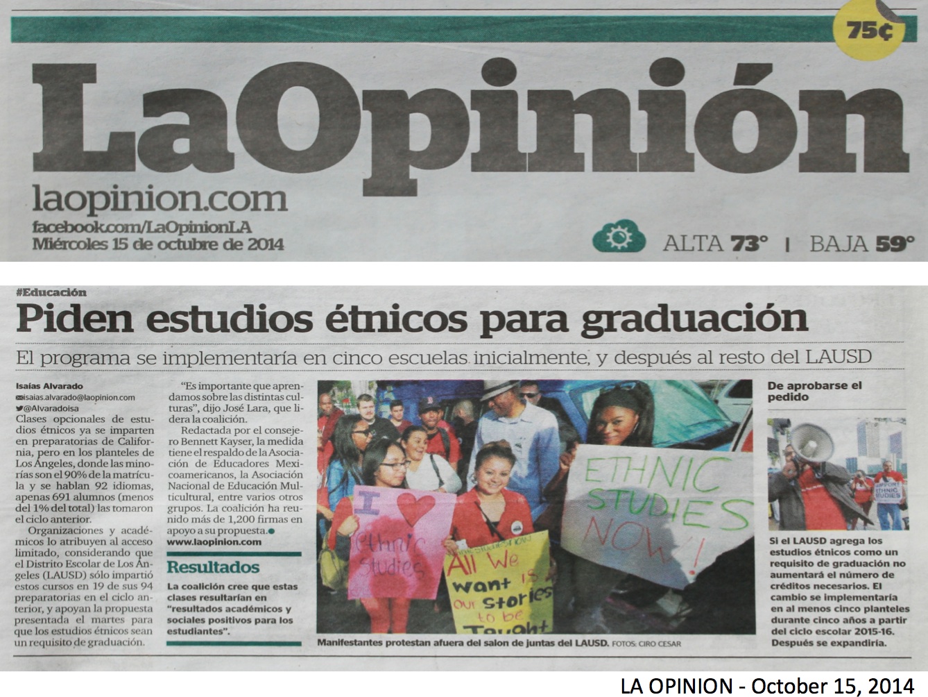 Resultado de imagen para la opiniÃ³n