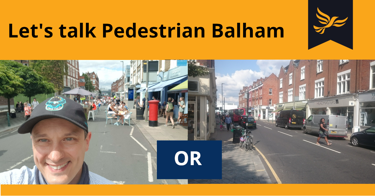 Lets talk Pedestrian Balham Petition 2020