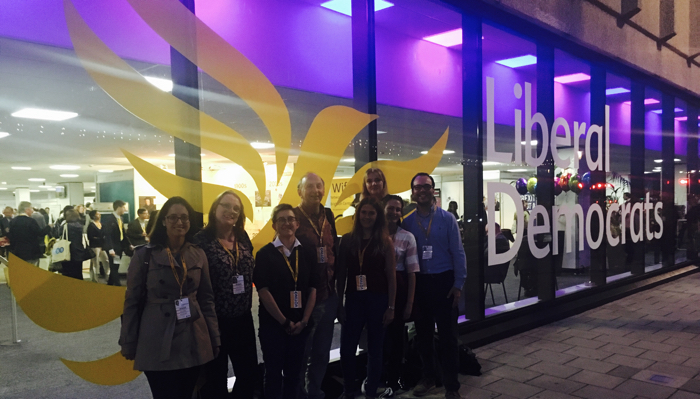Bournemouth Lib Dems in Brighton for conference