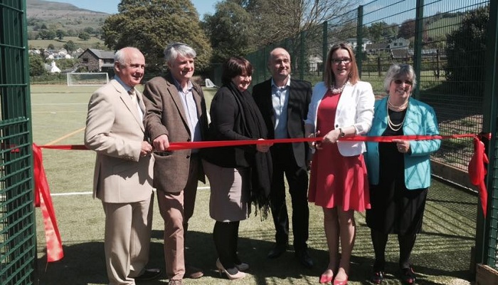 Official opening of Crickhowell High School’s sports pitches