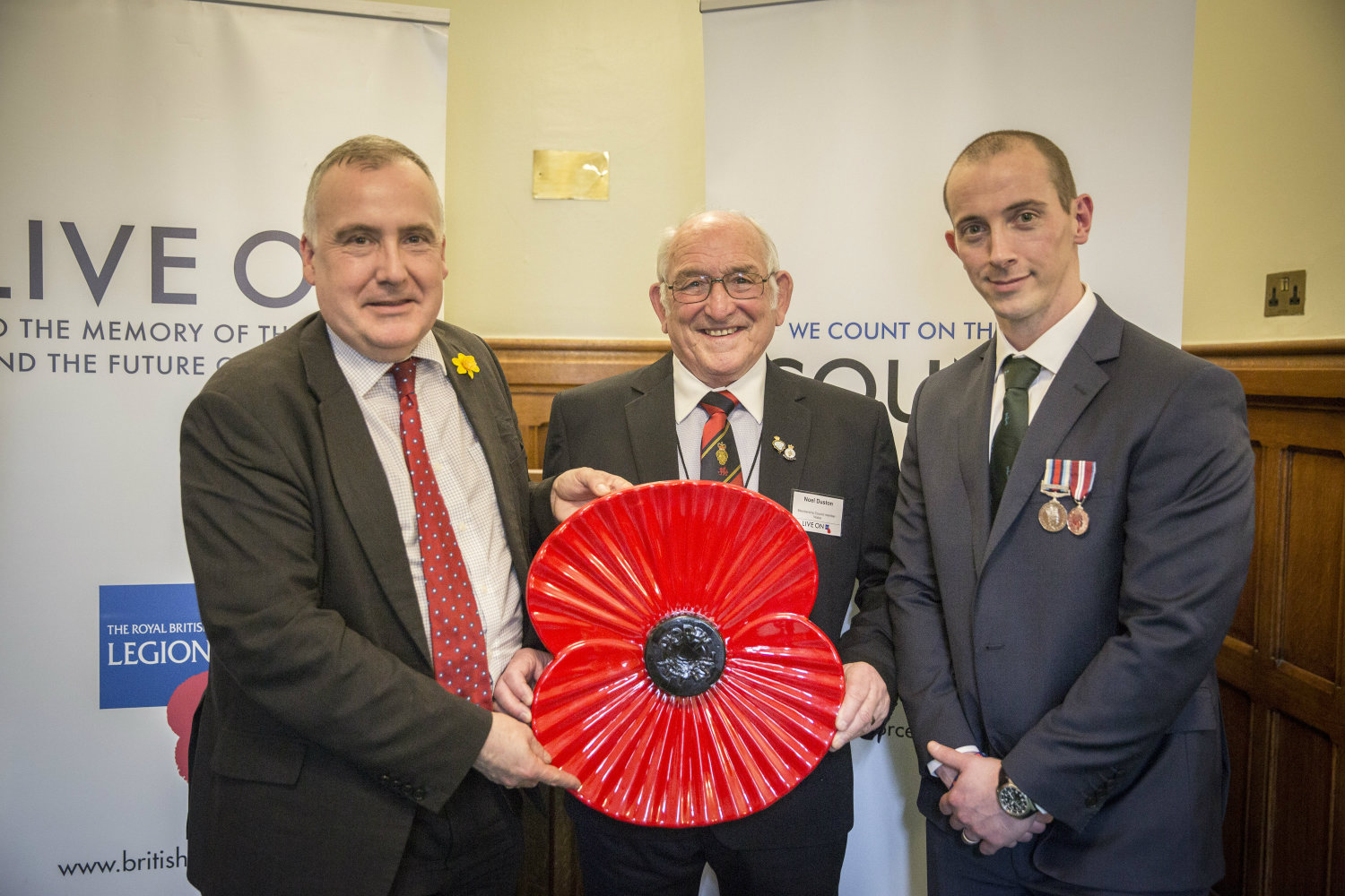 Mark Williams MP shows support for Armed Forces community in Wales