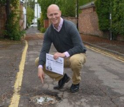 Our roads are shocking - Conservative council is letting our town down