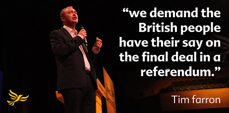 The Liberal Democrat Plan for Britain in Europe