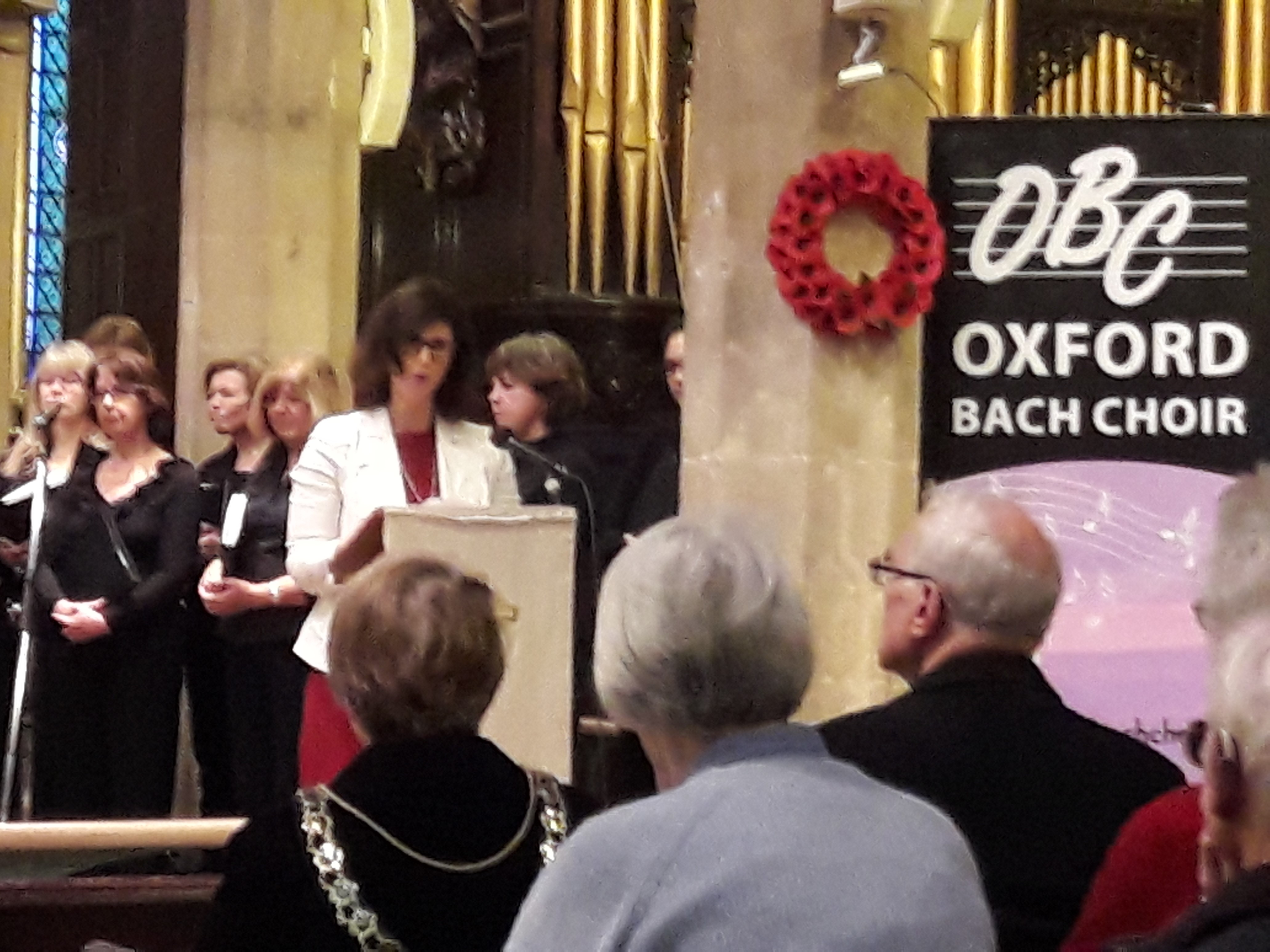 Oxford Bach Choir Concert celebrating 100 years since the armistice