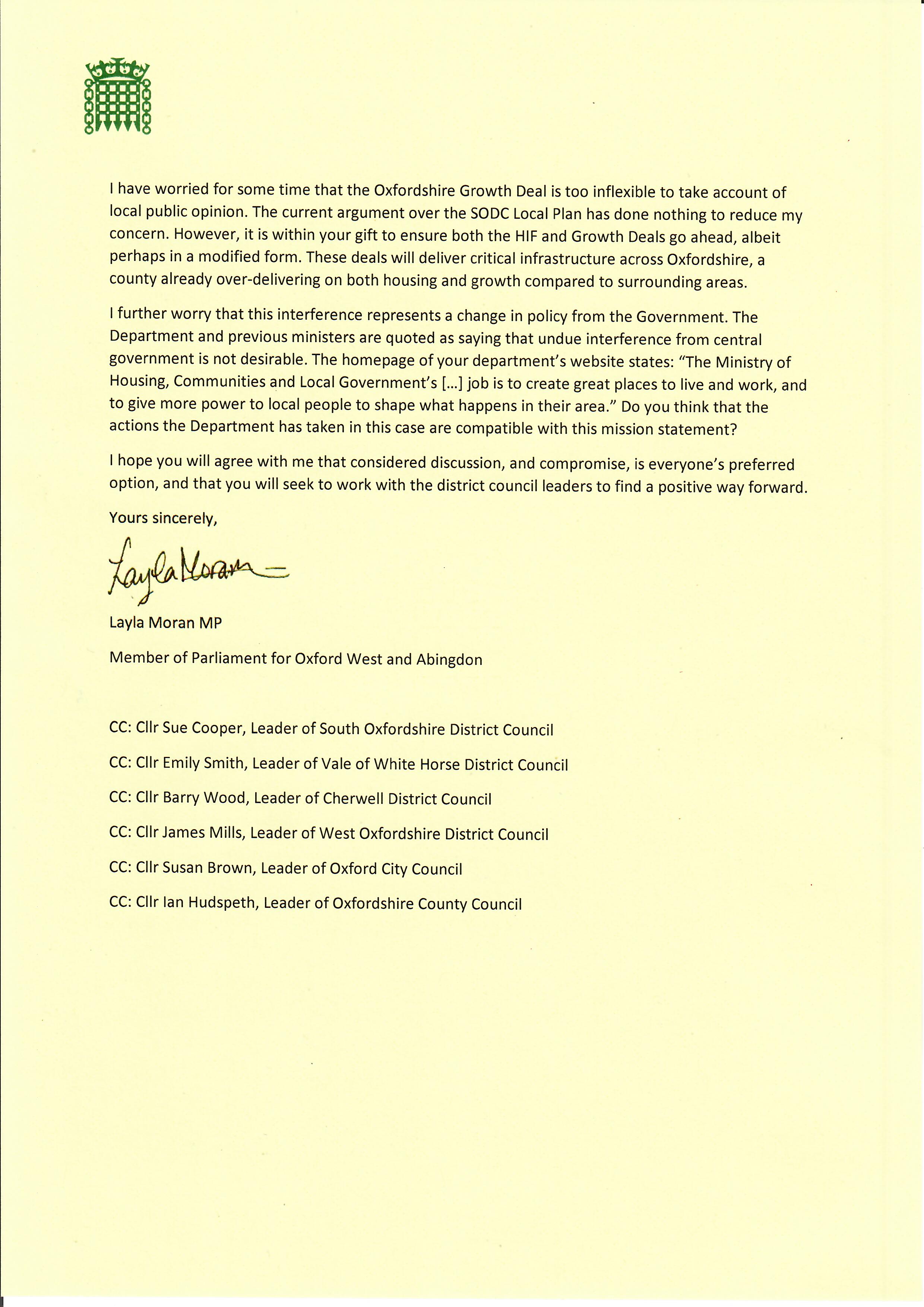 Moran Time For Government And Councils To Get Around The Table
