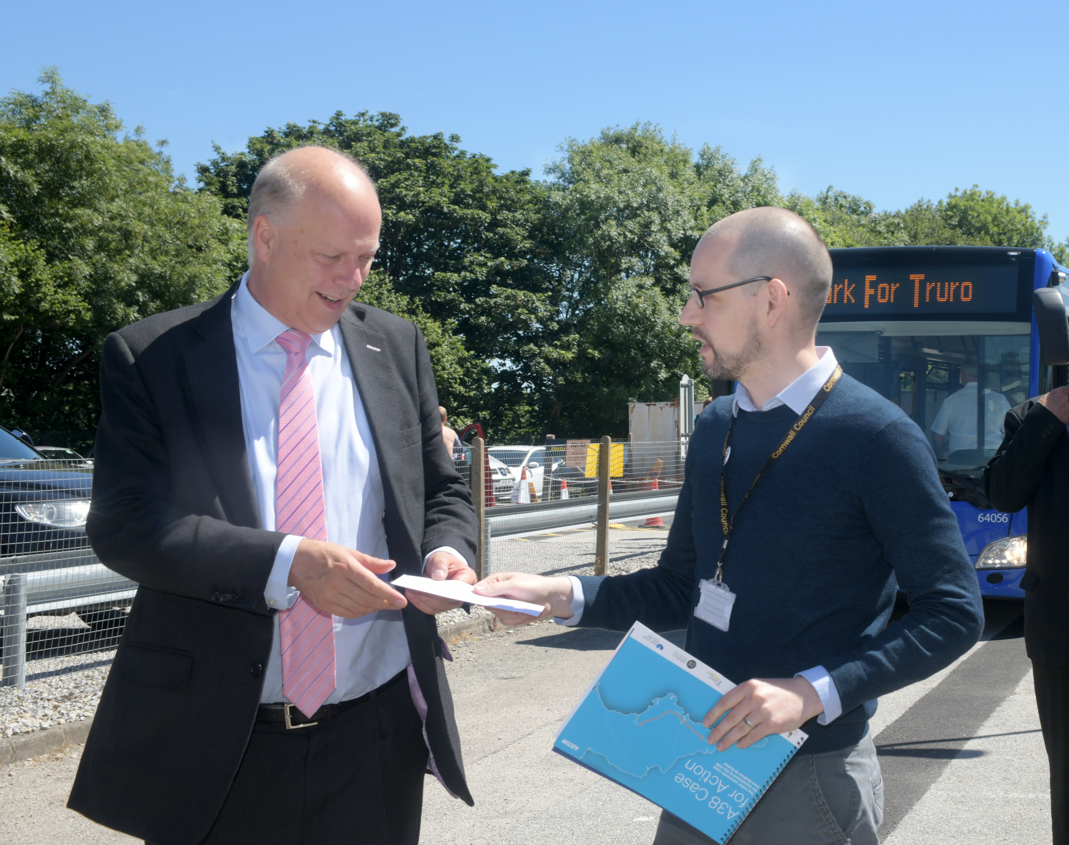 Transport Secretary Chris Grayling failed to deliver on his promise to fund essential safety upgrades to the A38 Transport Secretary Chris Grayling failed to deliver on his promise to fund essential safety upgrades to the A38