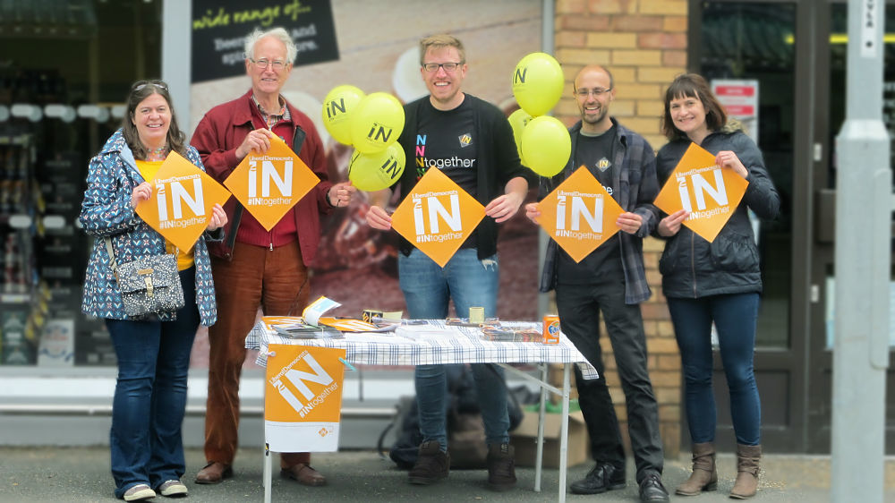 Local launch of Liberal Democrat #INTogether Europe campaign