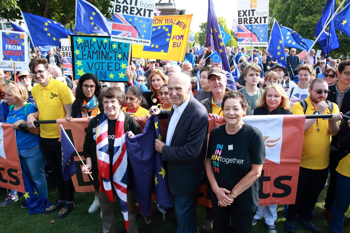 Lib Dems march for Exit from Brexit