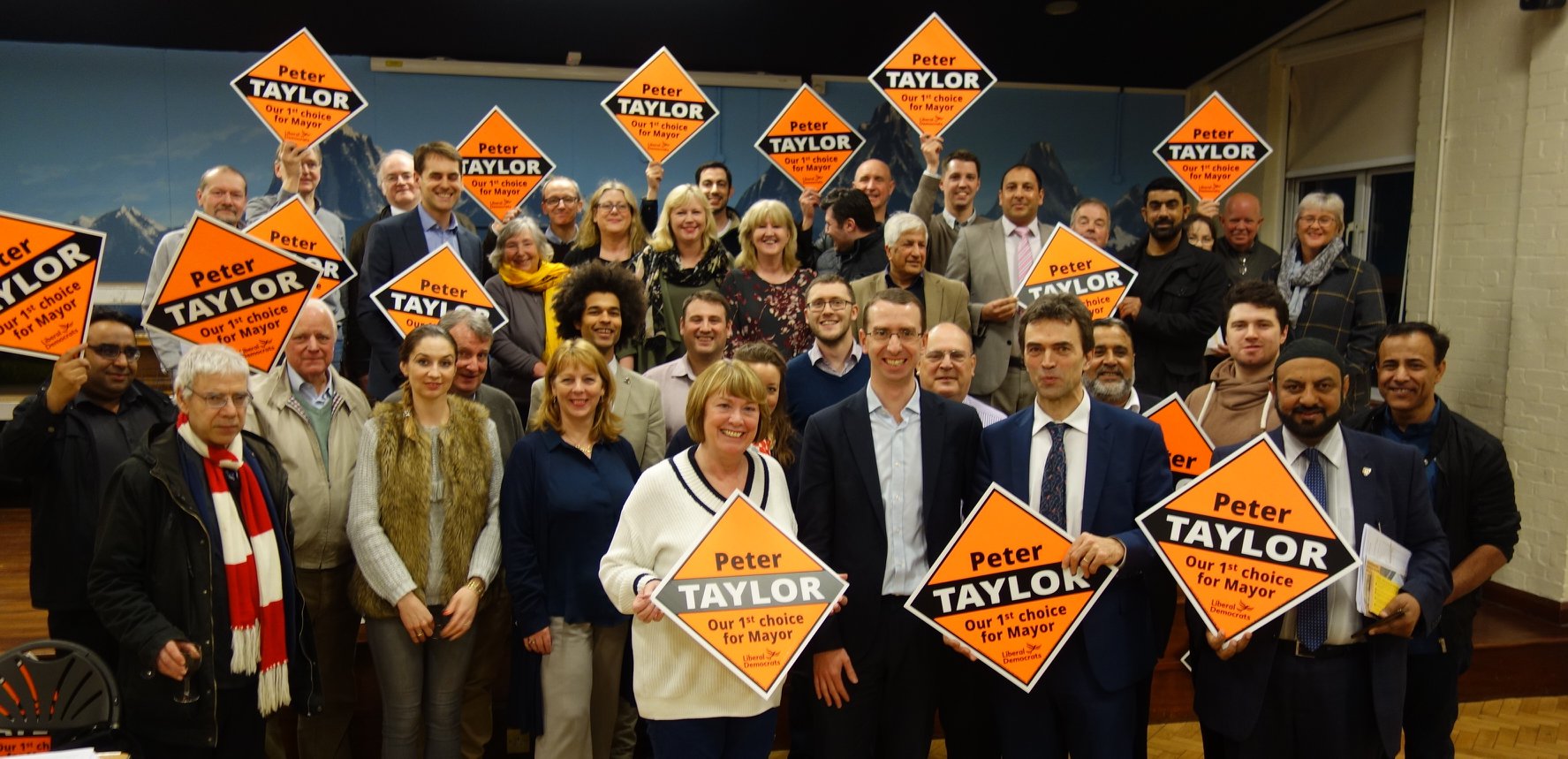 Peter Taylor and the Watford Liberal Democrats launch ‘bold and ambitious’ manifesto