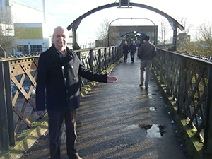 Brockswood Lane Flood Before Railway bridge cleared