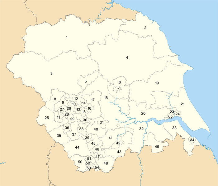 Yorkshire & Humber Constituencies
