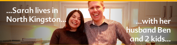 Sarah lives in North Kinston, with her husband Ben and two kids