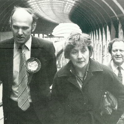 Vince and Shirley Williams campaigning in York in the 1980s