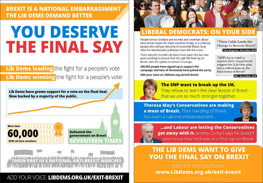 A4 leaflets