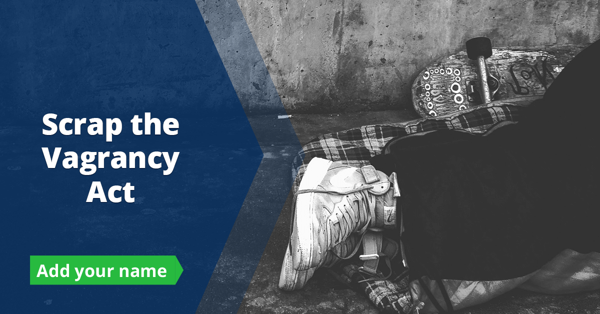 Being homeless should not be a crime